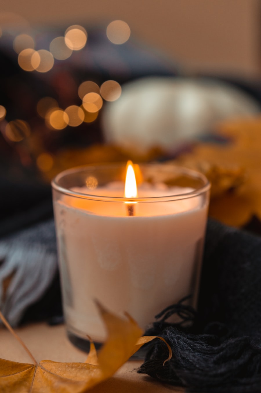 Bougie Feuilles d'Automne